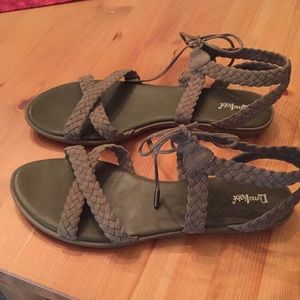 Olive Green Braided Sandal